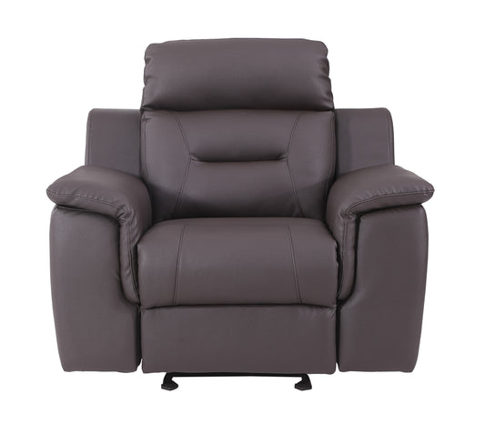 Global United Reclining Modern Leather Air Upholstered Chair