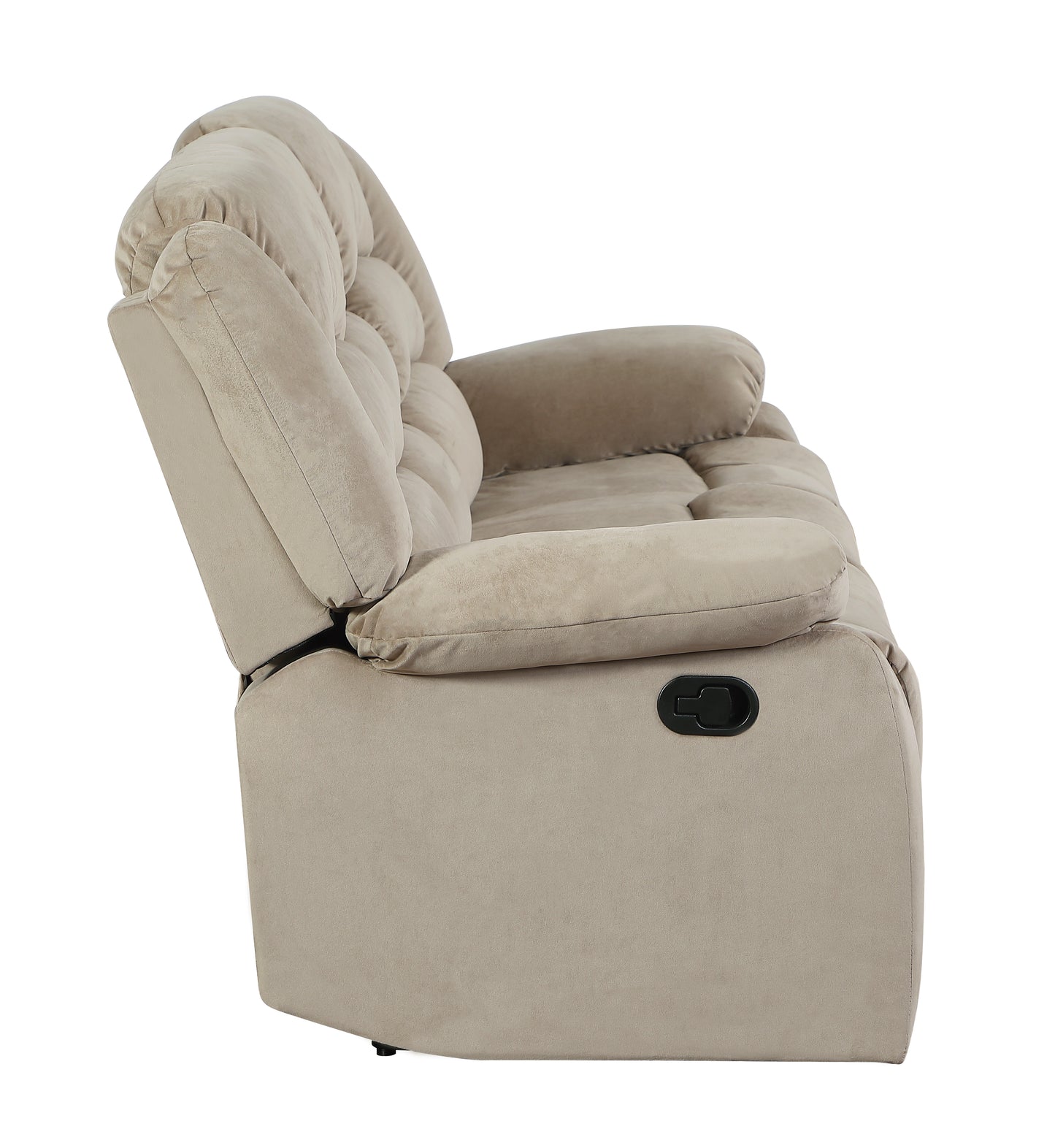 Global United Transitional Microfiber Fabric Recliner Chair