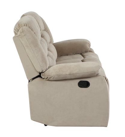 Global United Transitional Microfiber Fabric Recliner Chair