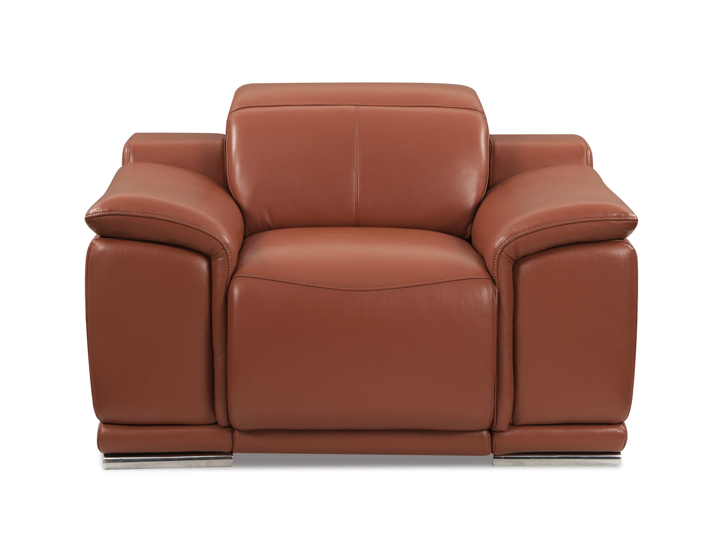 Global United Genuine Italian Leather Power Reclining Chair